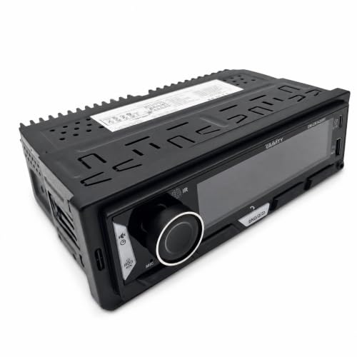 Gravity AGR-S220BT Single DIN Car Stereo Receiver - Bluetooth 5.1, 4 x 45W, RGB VA LCD, 40-Band DSP EQ, USB/SD/AUX, 6-Channel Preouts, AM/FM, No CD