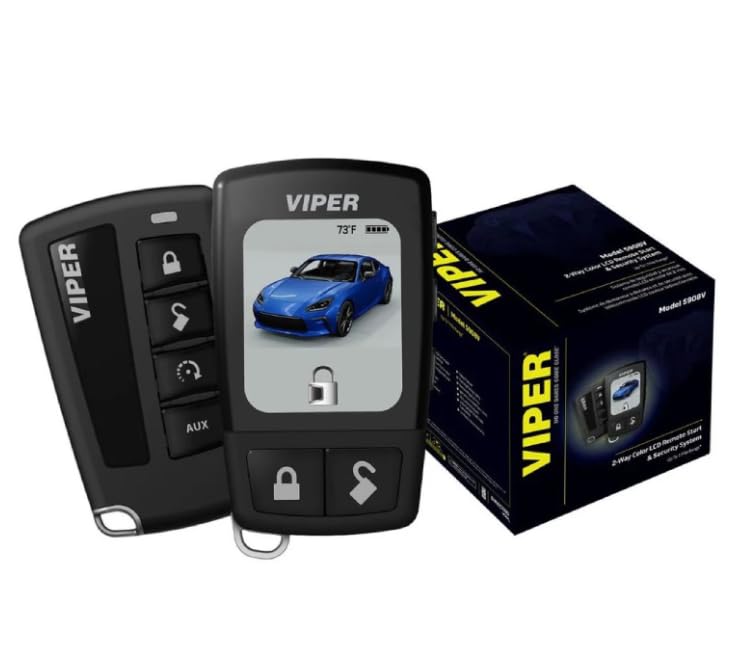 Viper 5908V 2Way LCD Security and Remote Start System Bundled with + (1) DB3 Bypass Interface Module