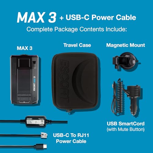 Escort MAX 4 Radar Detector and Bundles