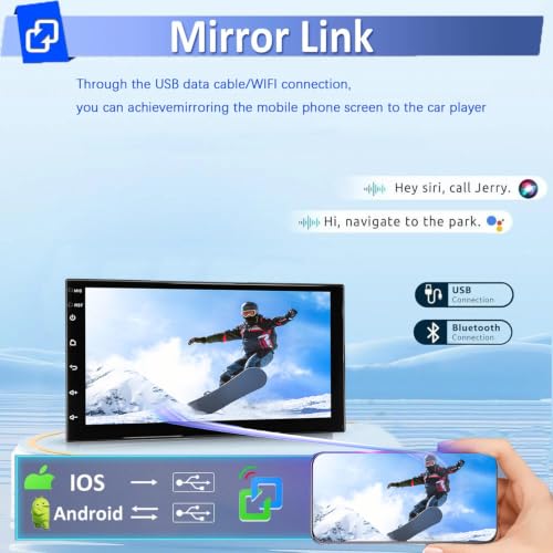 Car Stereo Radio for Ford Ranger 2000 Double Din Head Unit Radio Carplay