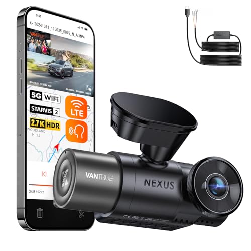 【Bundle: Vantrue N2X Front and Inside Dash Cam + Hardwire Kit】 Dual Dashcam, Infrared Cabin Camera, STARVIS 2, GPS, 24Hrs Parking Mode, Support 1TB, WiFi Dash Cam