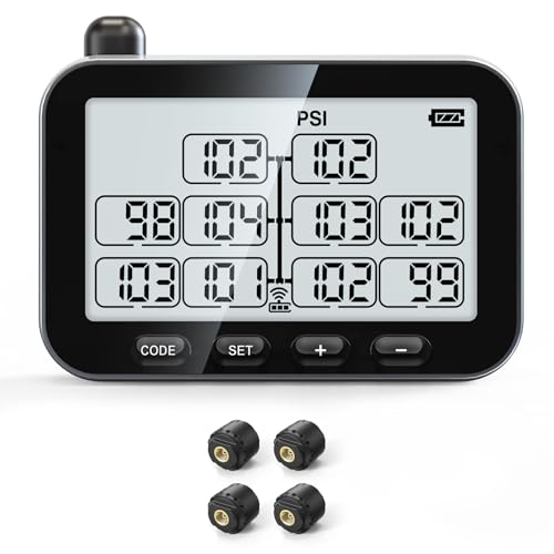 GUTA Trailer Tire Pressure Monitoring System, 0-188PSI RV TPMS