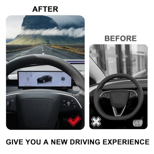 Tlyard Head Up Display for Tesla, 10.88 Inch Touchscreen HUD Carplay for Model 3/3 Highland & Model Y/Y Juniper Smart Instrument Cluster with Camera