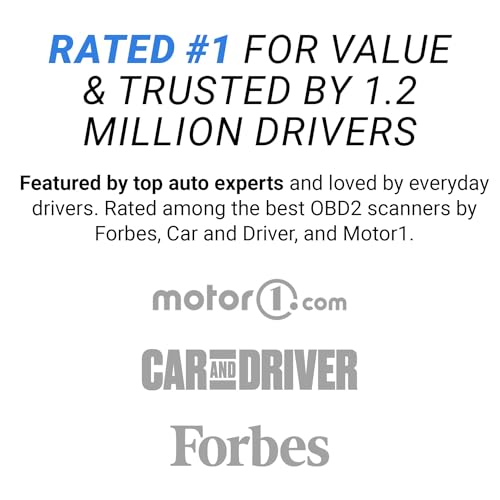BlueDriver OBD2 Scanner Bluetooth, No Subscription, ABS SRS TPMS