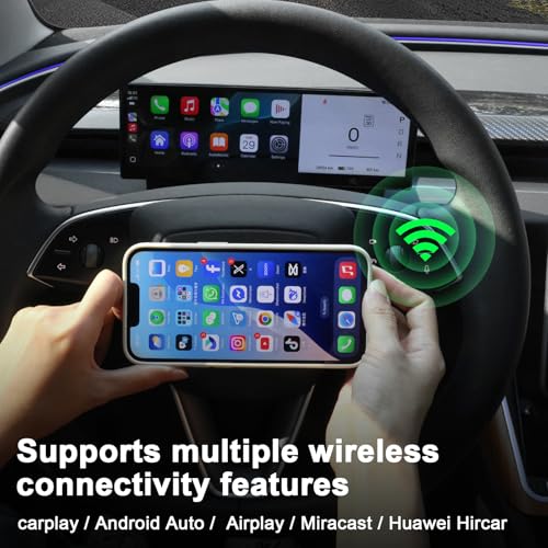 Tlyard Head Up Display for Tesla, 10.88 Inch Touchscreen HUD Carplay for Model 3/3 Highland & Model Y/Y Juniper Smart Instrument Cluster with Camera