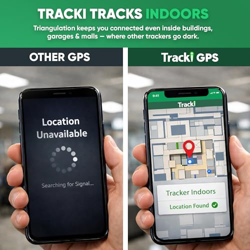Tracki Mini GPS Tracker, Subscription Required, Cancel Anytime – Universal Compact 4G LTE Tracker for Vehicles