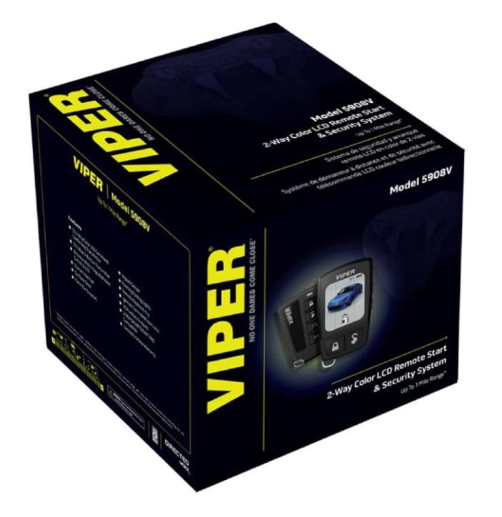 Viper 5908V 2Way LCD Security and Remote Start System Bundled with + (1) DB3 Bypass Interface Module