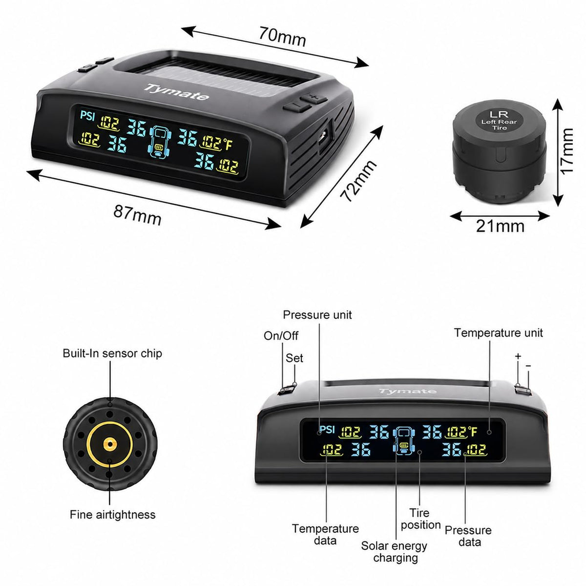 Tymate TM2 TPMS New