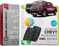 iDatastart 3000FT Range Remote Starter Kit for Compatible Chevrolet Silverado (2007-2013) | GMC Sierra (2007-2013) | 🗹 Key-Start Ignition Models