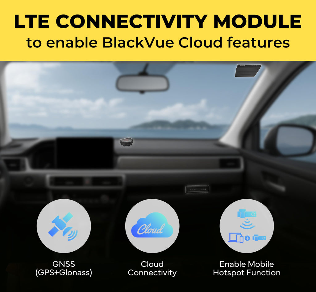BlackVue DR770X Box-3CH Pro Dash Cam - 3 Small Cameras (Full HD Front-Interior-Rear) + Secure Recording Box, Parking Mode, Free SD Card, Up to 512GB, Wi-Fi, GPS, Cloud Features Dashcam