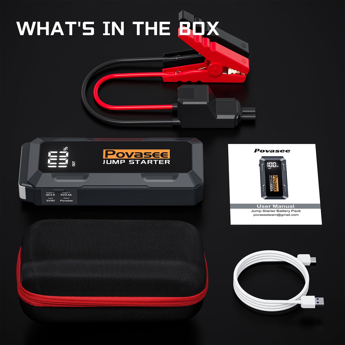 Povasee Jump Starter