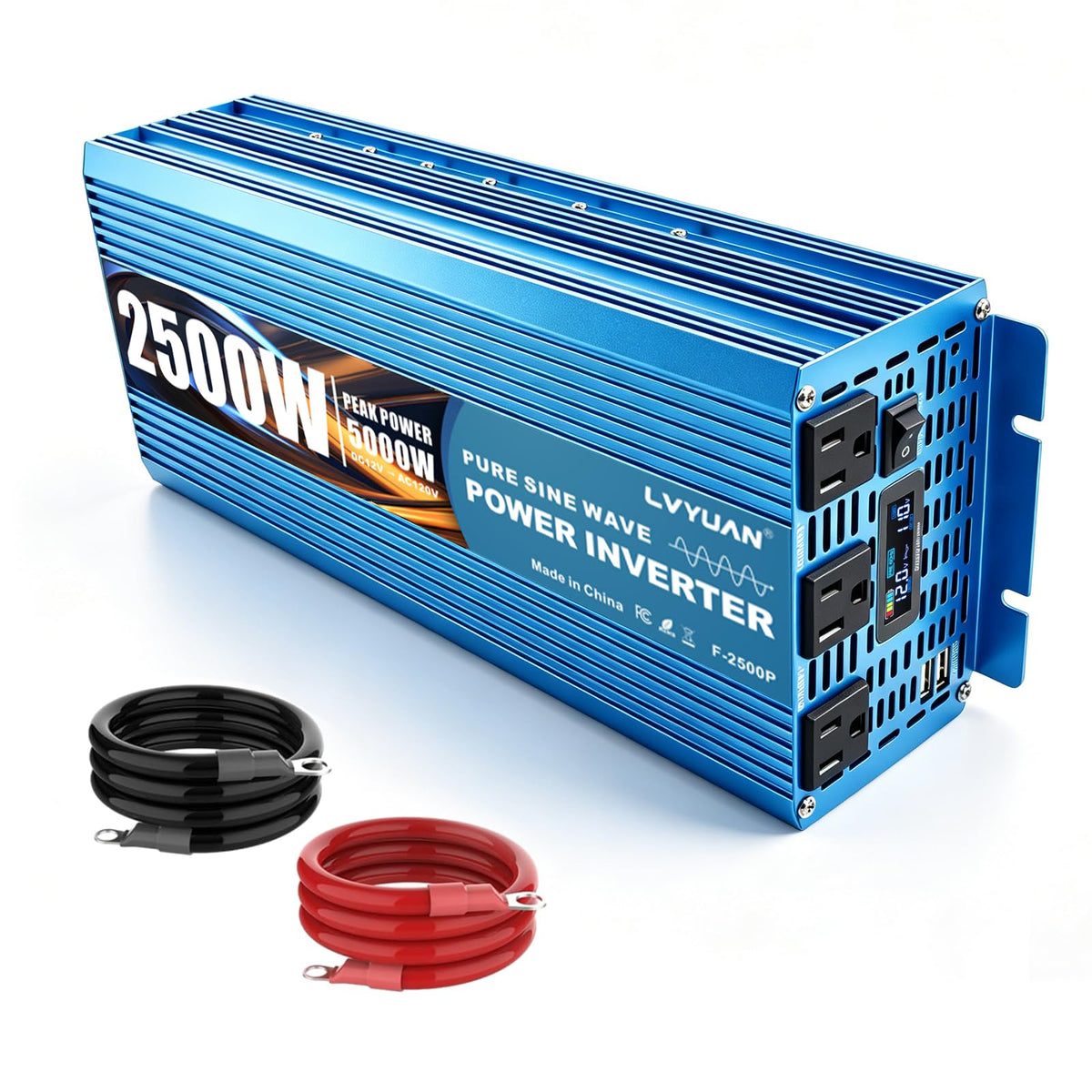 Parent‑Variant-LVYUAN Pure Sine Wave Power Inverter 12V DC to 110V/120V