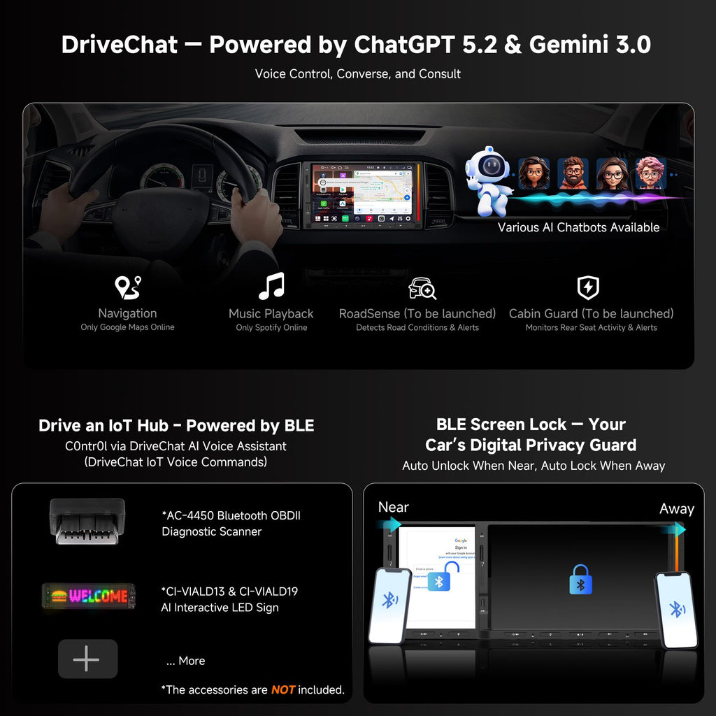 ATOTOEXCEL V10 Android Double Din Car Stereo