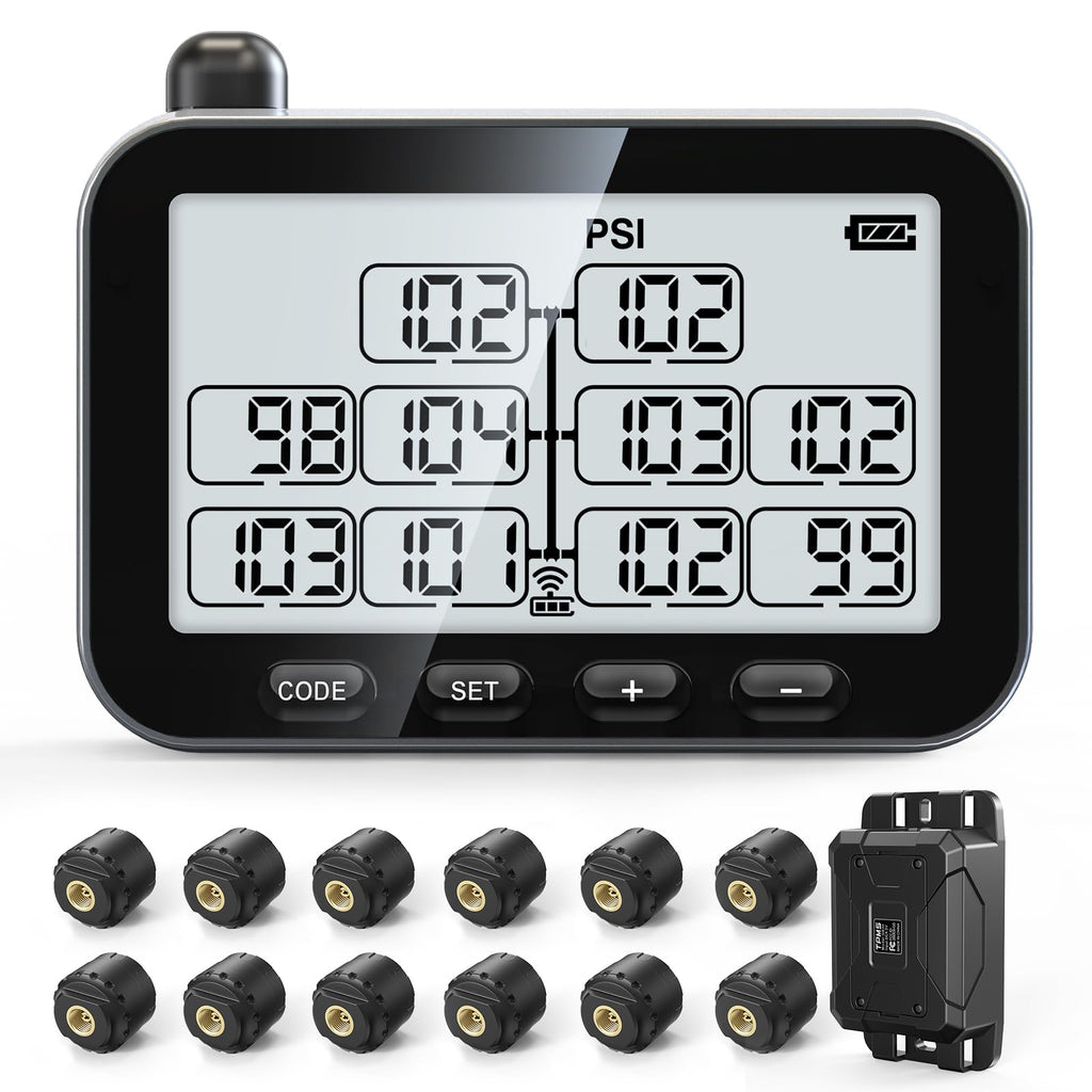 GUTA Trailer Tire Pressure Monitoring System, 0-188PSI RV TPMS