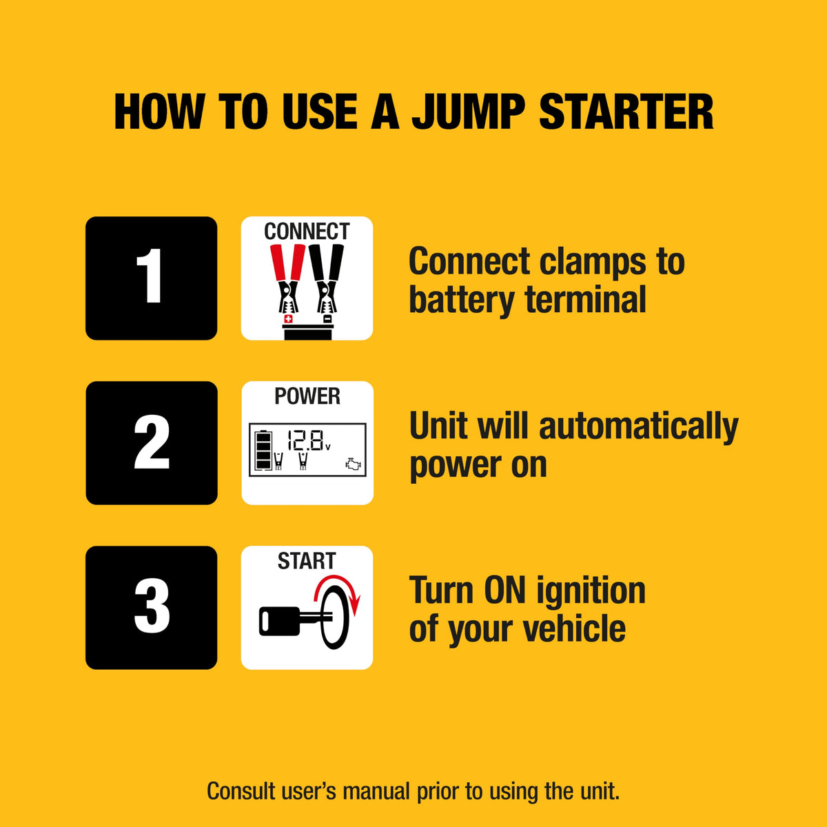 DEWALT DXAEPS14 2000 Peak Amp Jump Starter with 120 PSI Air Inflator