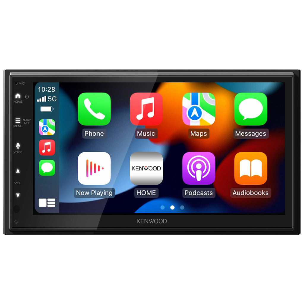 KENWOOD Capacitive Touchscreen Digital Multimedia Receiver – Wireless Apple CarPlay, Android Auto, Bluetooth