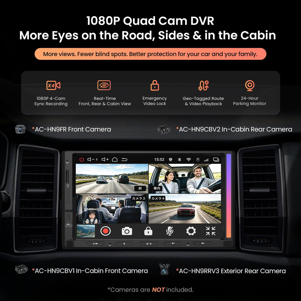 ATOTOEXCEL V10 Android Double Din Car Stereo
