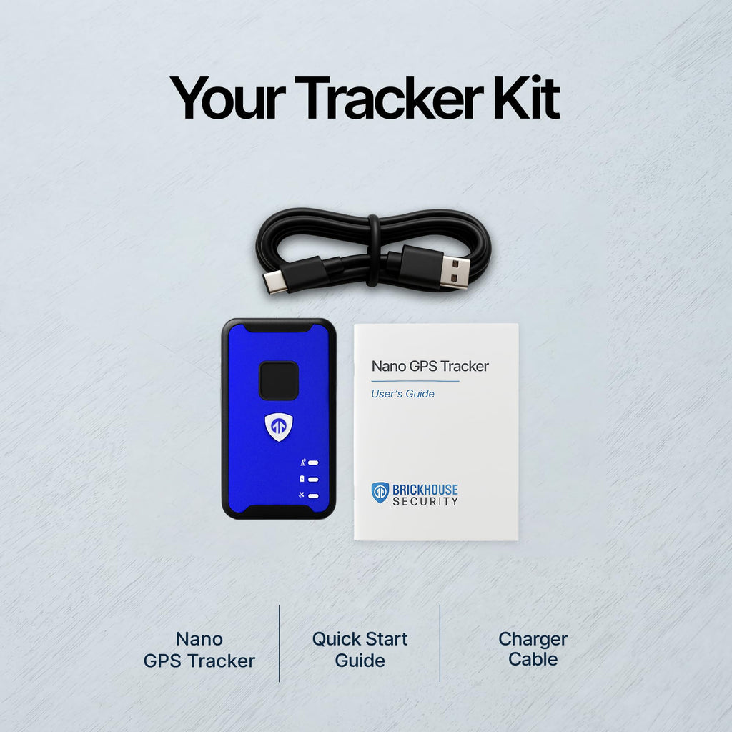 Brickhouse Security Spark Nano 7 GPS Tracker for Vehicles & Assets with Magnetic Case & Extended Battery, Hidden Tracking Device & Waterproof Case, 4G LTE Mini Portable Tracker, Subscription Required