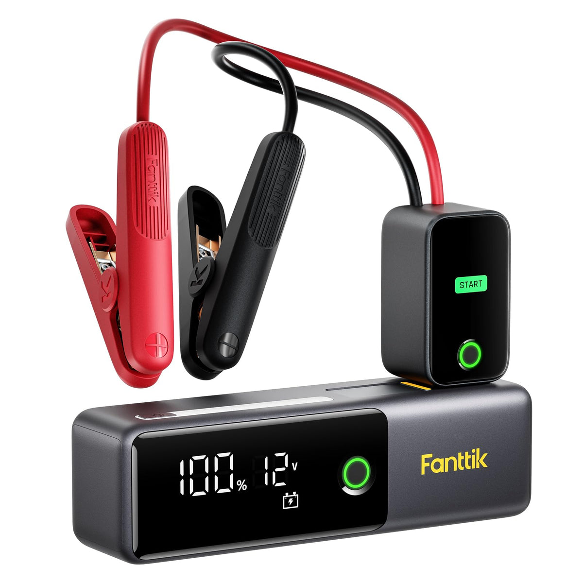 Fanttik Potent T10 1800A Portable Jump Starter for 7.0L Gas and 5.0L Diesel