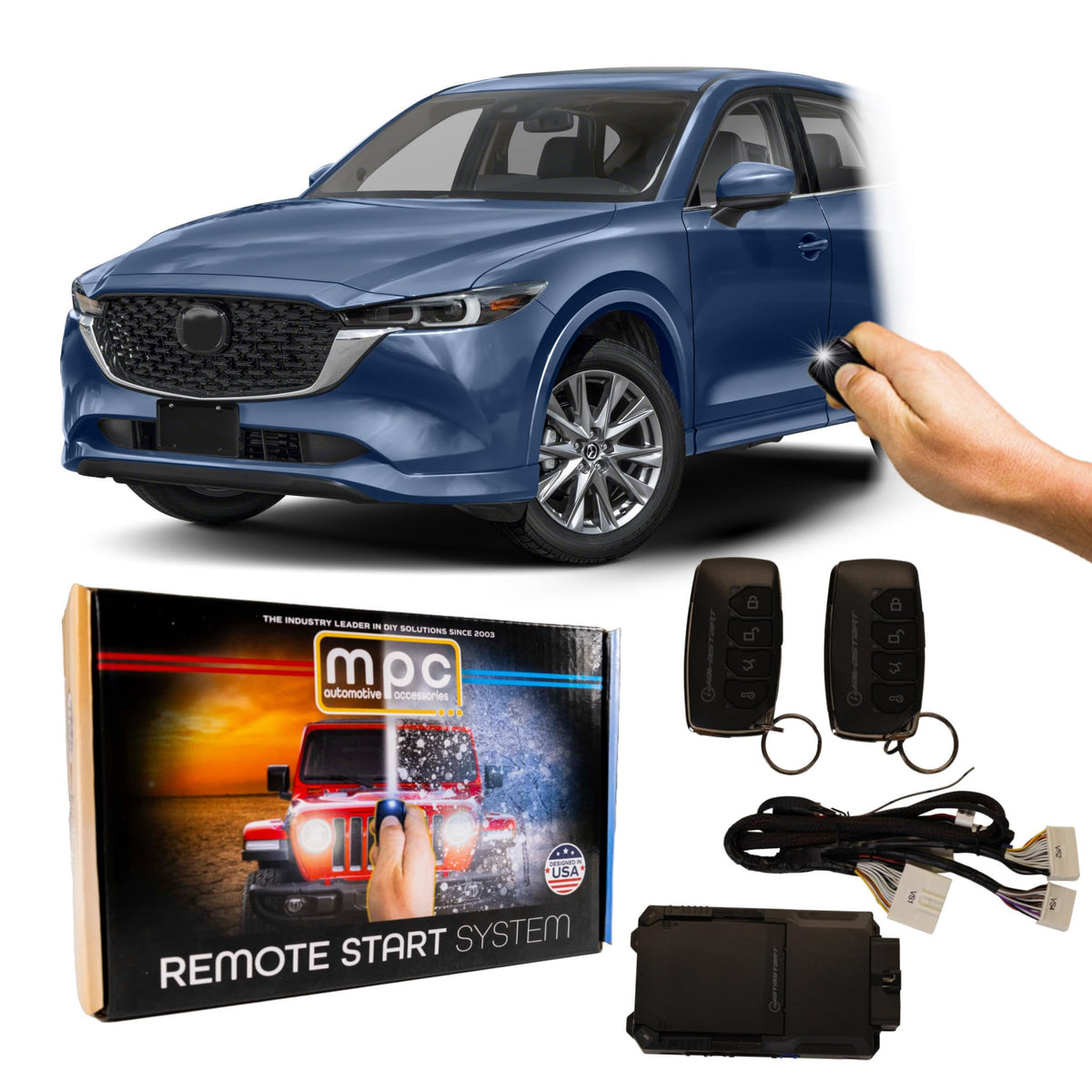 MPC Remote Start Kits Compatible with 2013-2024 Mazda CX-5 - Push-to-Start - Gas