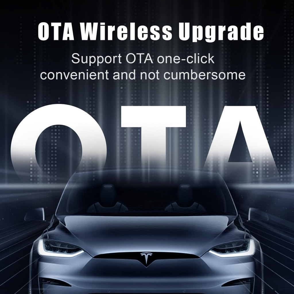 Tlyard Heads Up Display for Tesla Model Y Model 3, 8.9" 2.5D HD Thin CarPlay & Android Auto OTA Updates, No Block AC Vent Sync Autopilot Data with Front Camera