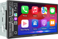 SJoyBring Upgrade Wireless Double Din Car Stereo with CarPlay, Android Auto, Bluetooth, 4-Channel RCA，Car Radio Receiver