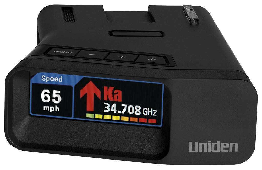 Uniden R7 Extreme Long Range Laser/Radar Detector, Built-in GPS w/Real-Time Alerts, Dual-Antennas Front & Rear w/Directional Arrows, Voice Alerts, Red Light Camera and Speed Camera Alerts
