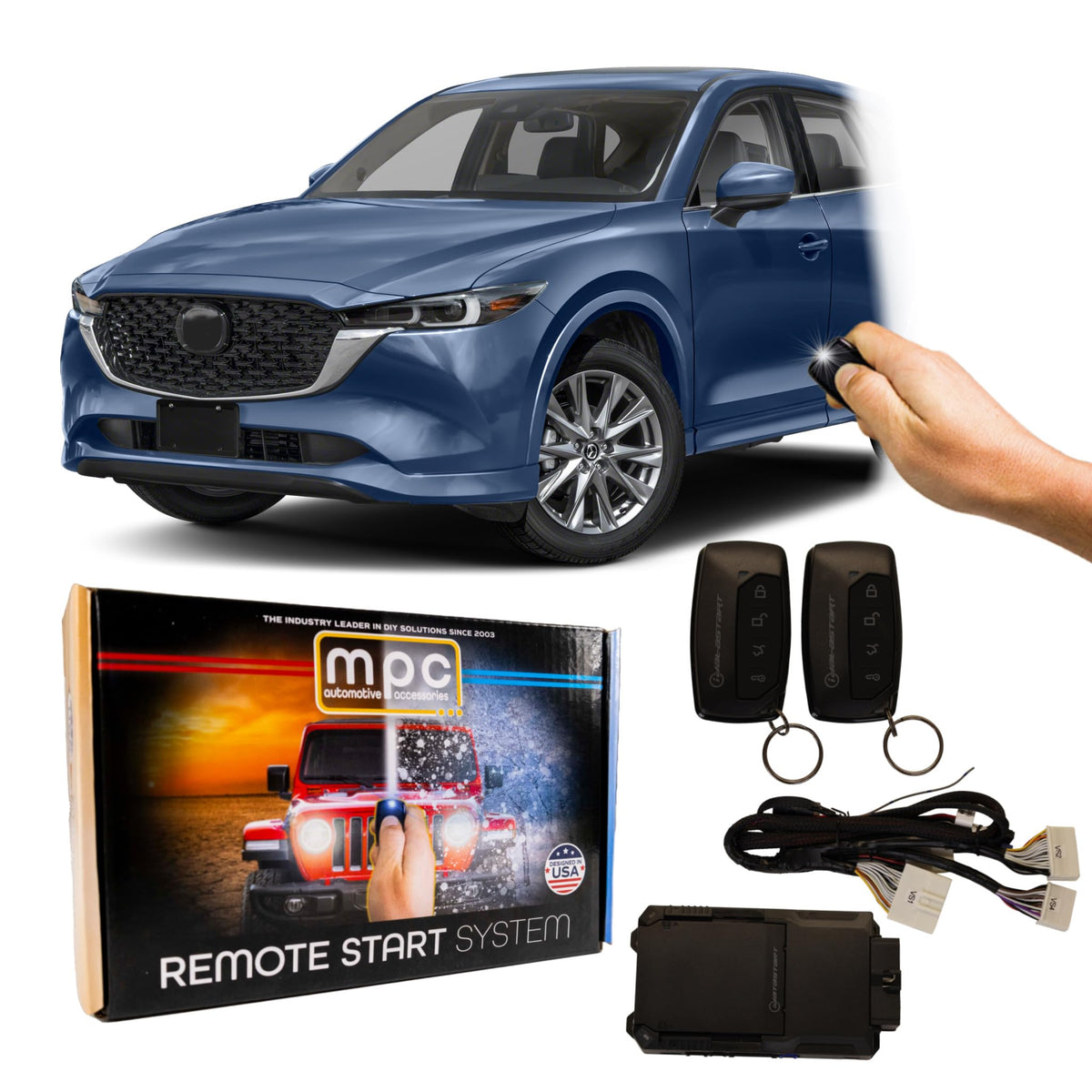 MPC Remote Start Kits Compatible with 2013-2024 Mazda CX-5 - Push-to-Start - Gas