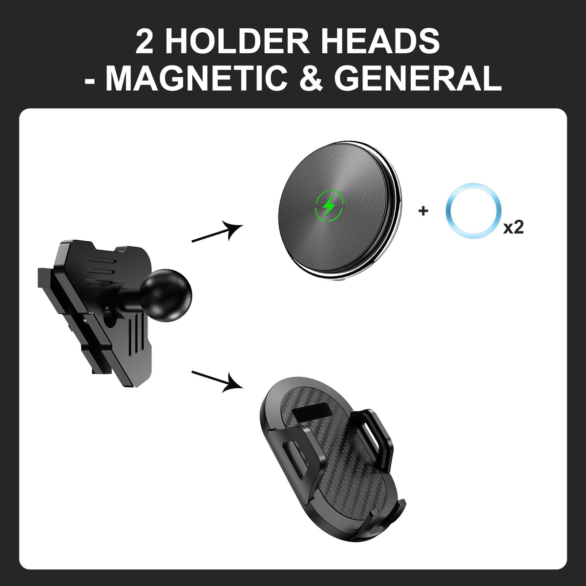Surfcabin CNC Magnetic Car Vent Phone Mount for 2021-2026 Ford F150