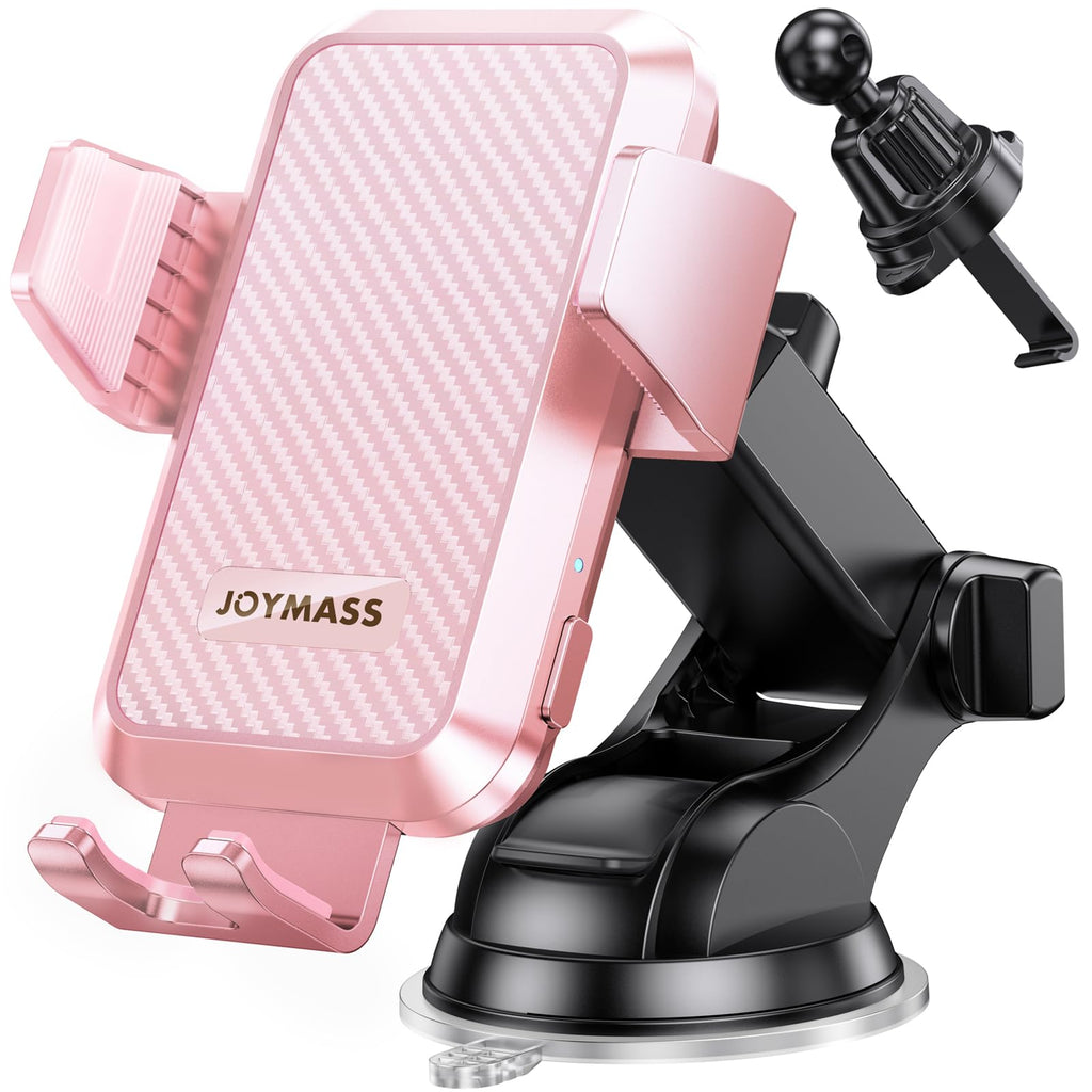 JOYMASS Wireless Car Charger, Phone Holders for Your Car, 15W Auto Clamping Phone Mount Car Accessories for iPhone 16 15 14 13 12 Mini Pro Max 11 XR XS, Samsung Galaxy S24 Ultra S23 S22+