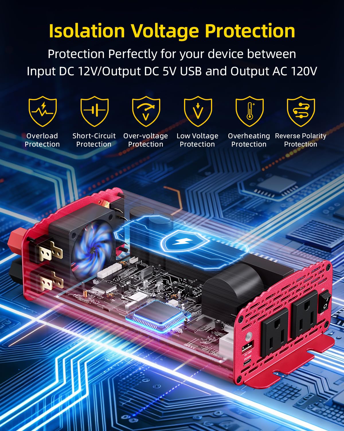 500W Pure Sine Wave Inverter
