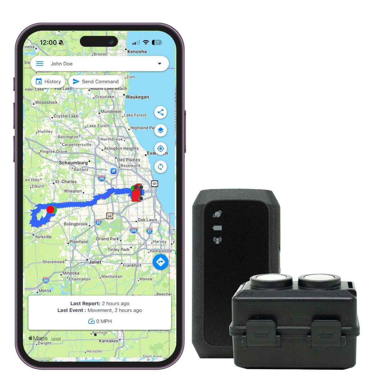 Optimus 3.0 GPS Tracker Bundle - Vehicle & Asset Tracking - 1+ Mo Battery