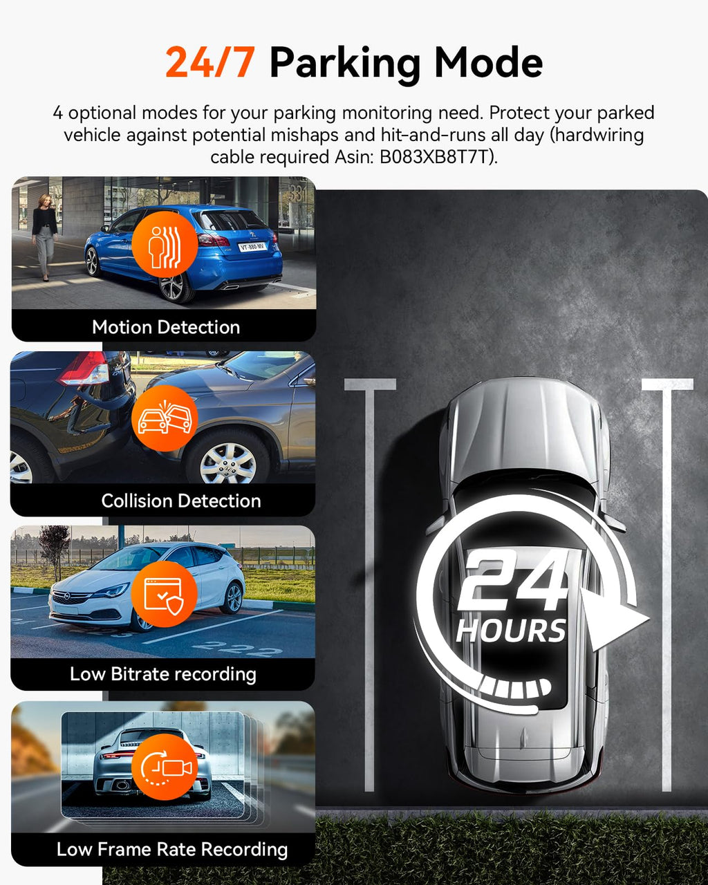 【Bundle: Vantrue N2X Front and Inside Dash Cam + Hardwire Kit】 Dual Dashcam, Infrared Cabin Camera, STARVIS 2, GPS, 24Hrs Parking Mode, Support 1TB, WiFi Dash Cam