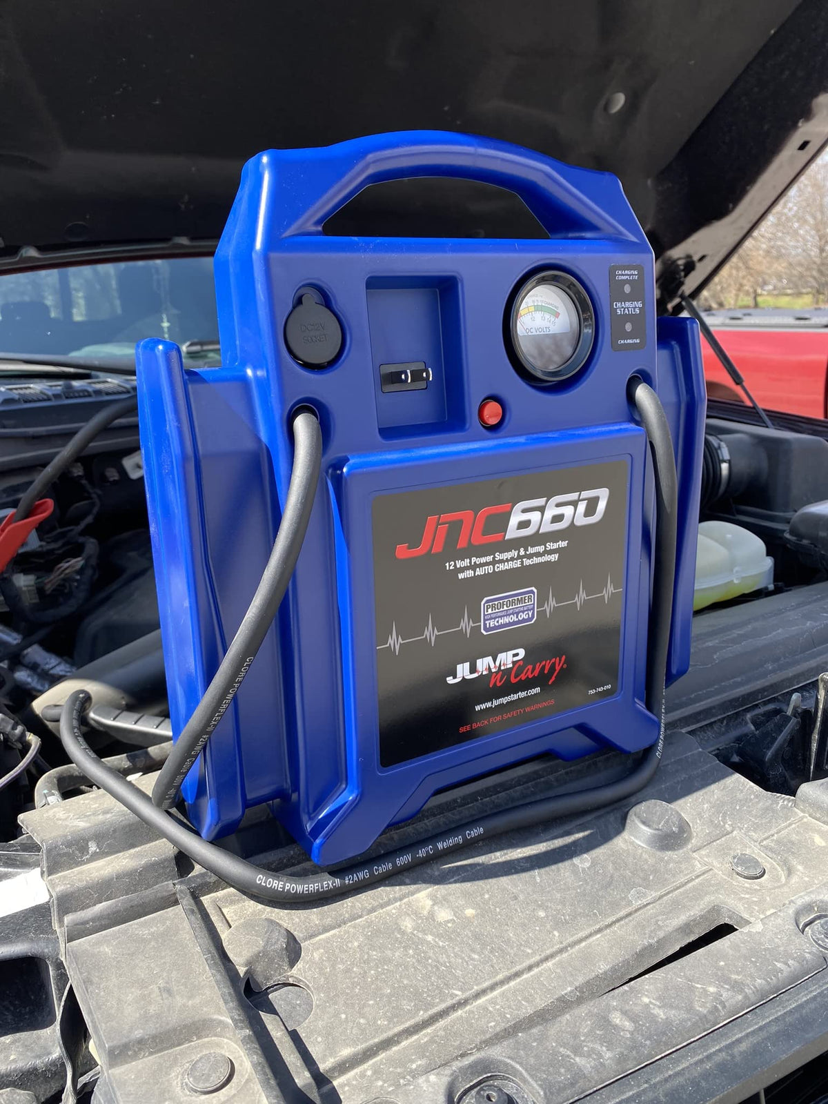Clore Automotive JNC660 N-Carry 1700 Peak Amp 12 Volt Jump Starter