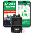 Tracki Mini GPS Tracker, Subscription Required, Cancel Anytime – Universal Compact 4G LTE Tracker for Vehicles