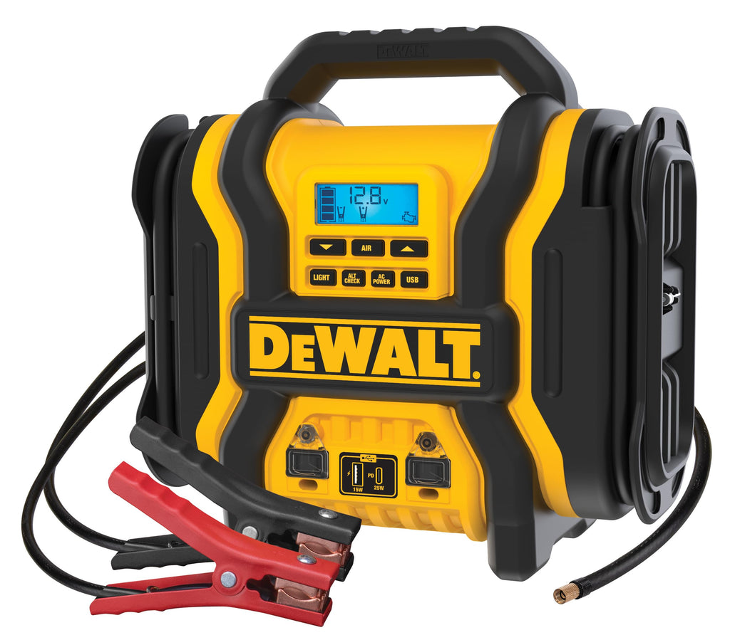 DEWALT DXAEPS14 2000 Peak Amp Jump Starter with 120 PSI Air Inflator