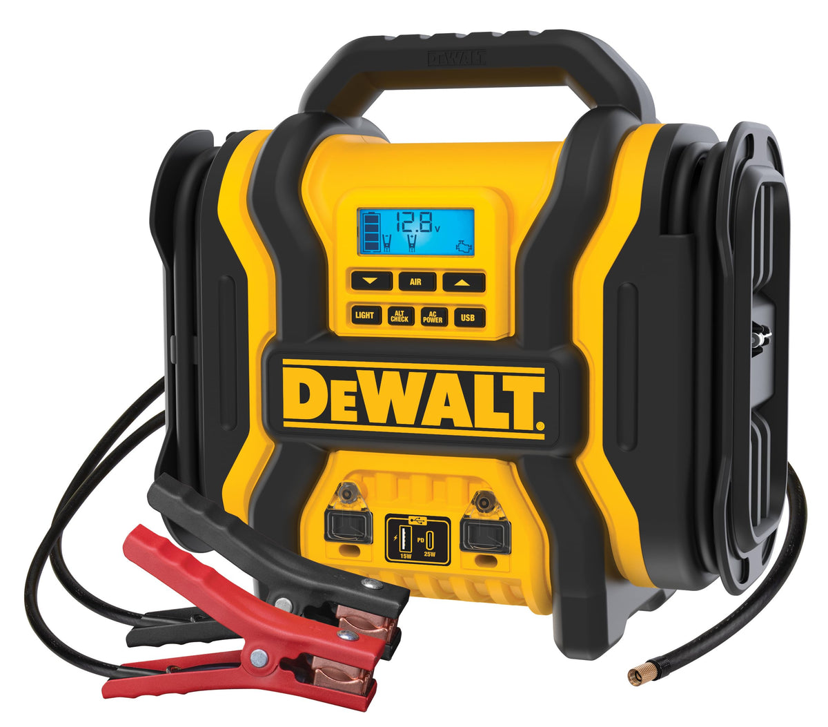 DEWALT DXAEPS14 2000 Peak Amp Jump Starter with 120 PSI Air Inflator