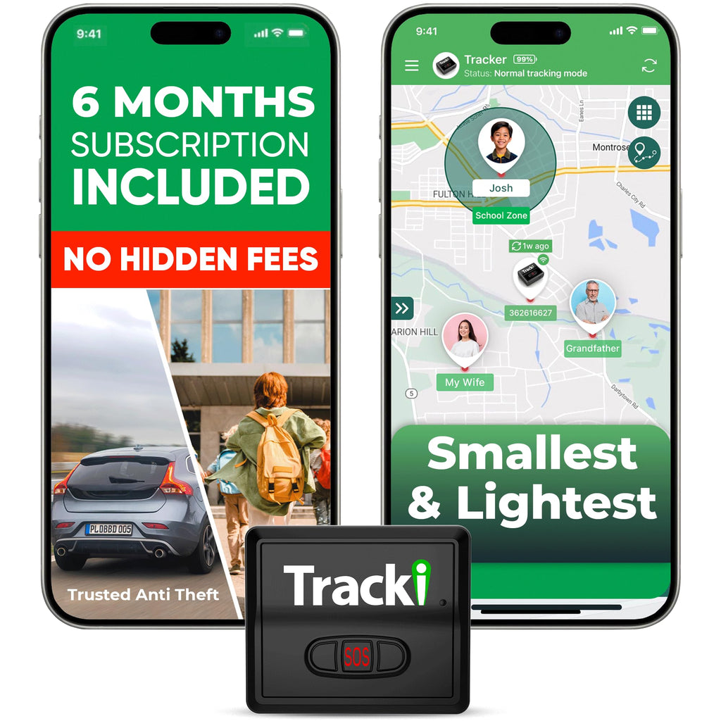 Tracki Mini GPS Tracker, Subscription Required, Cancel Anytime – Universal Compact 4G LTE Tracker for Vehicles