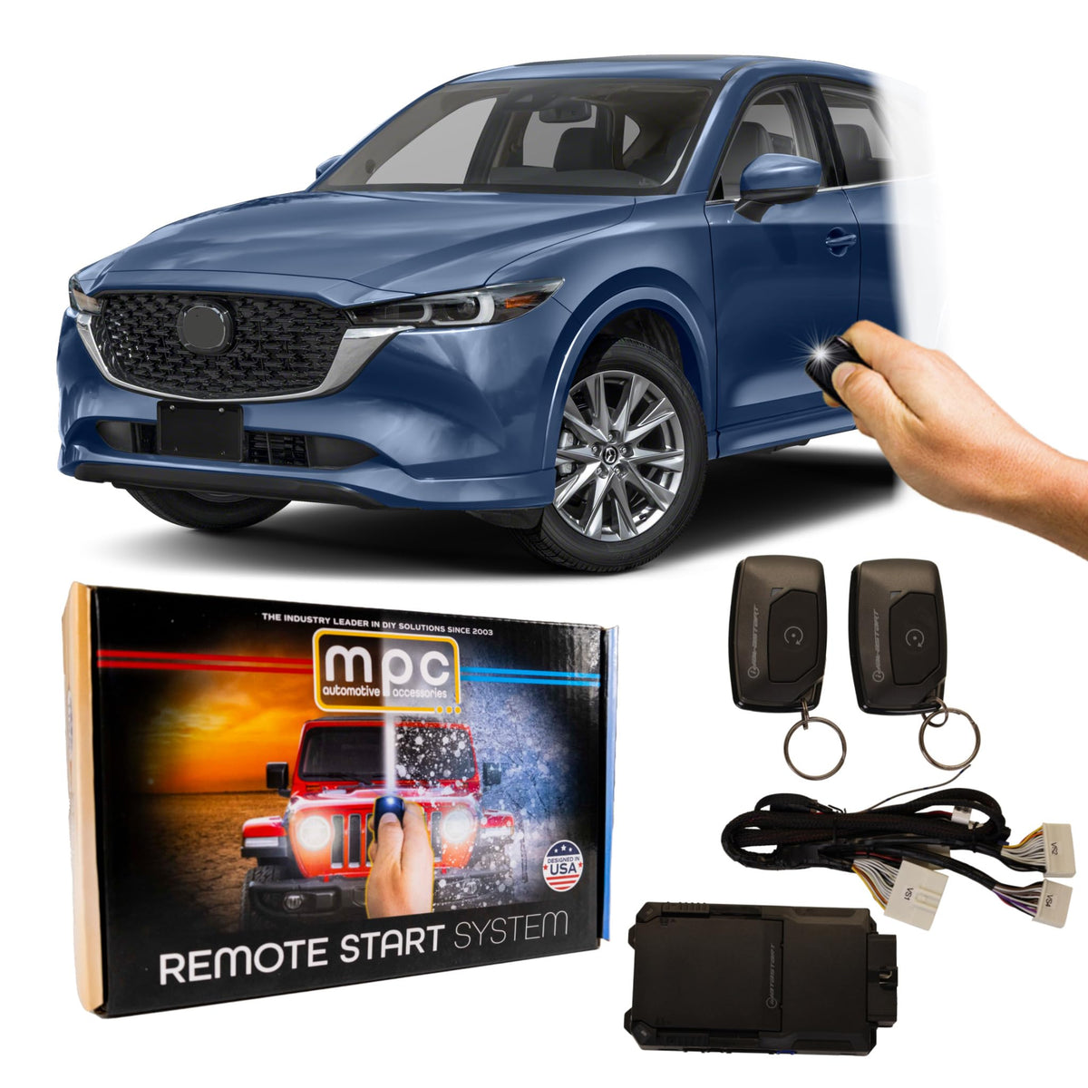 MPC Remote Start Kits Compatible with 2013-2024 Mazda CX-5 - Push-to-Start - Gas